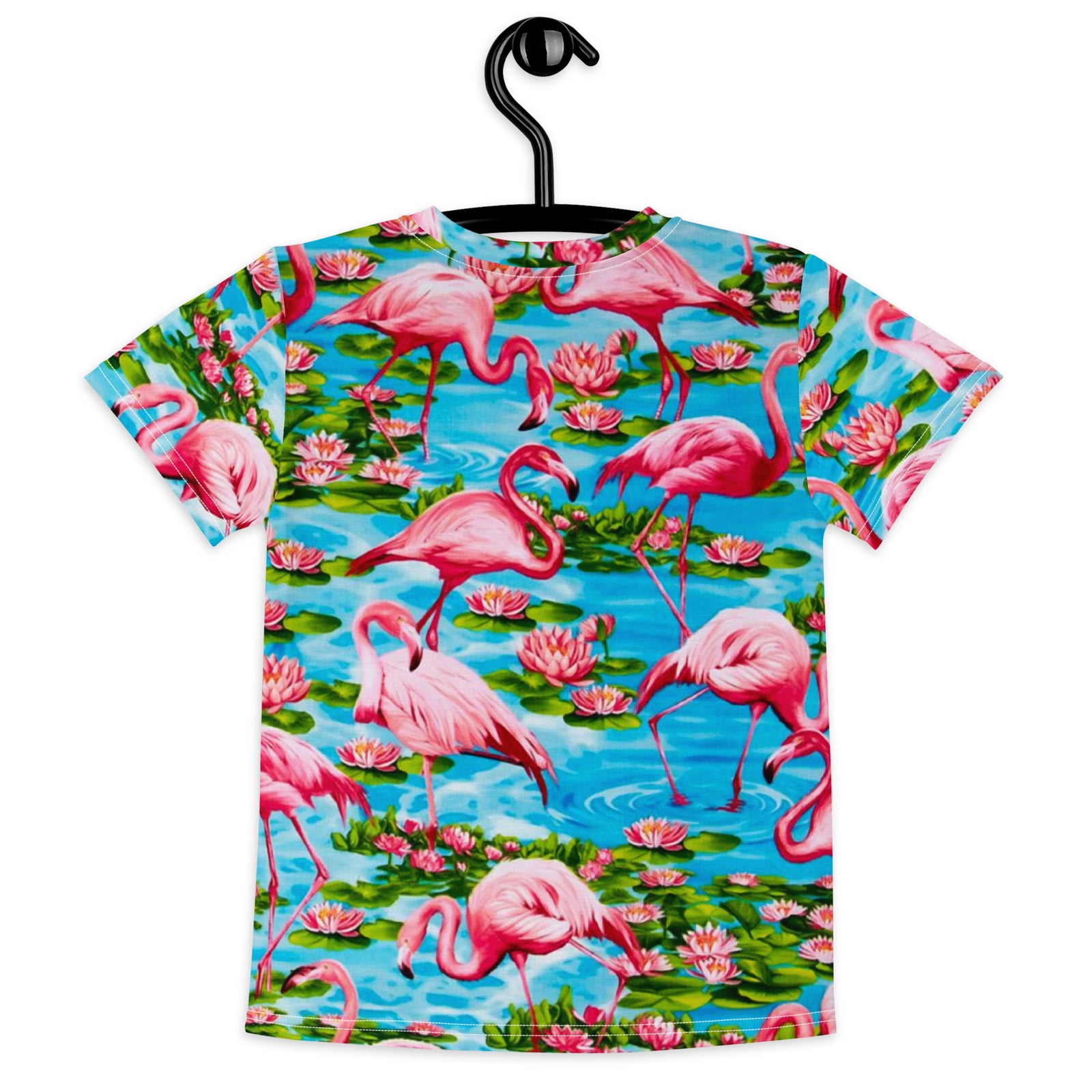 Flamingo Paradise Kid's T-Shirt - Shirtwascash