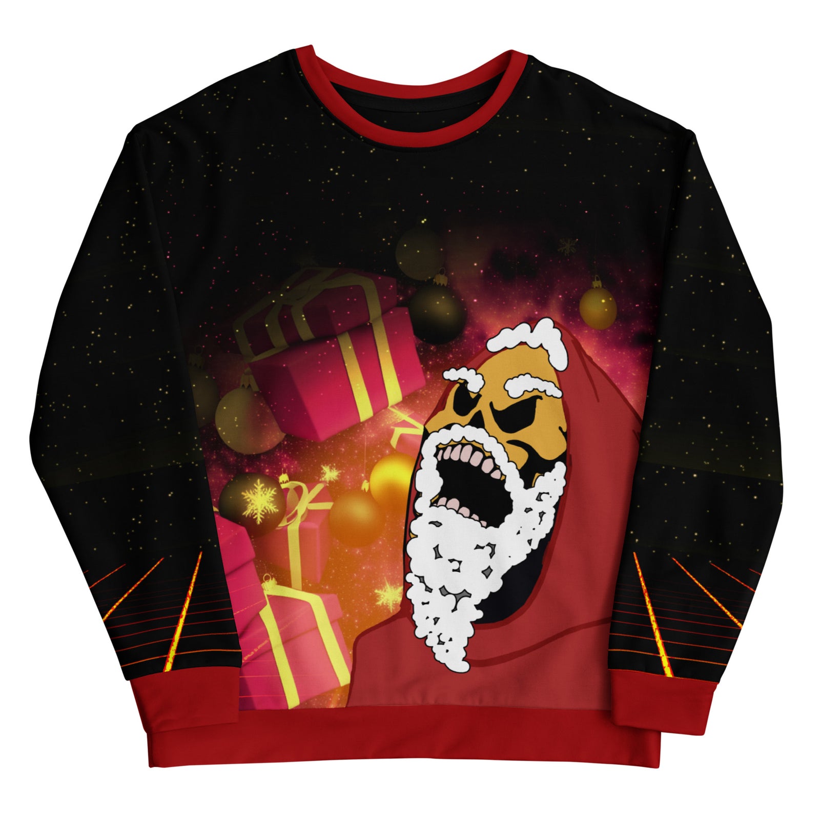 Skeletor Santa Sweatshirt - Shirtwascash