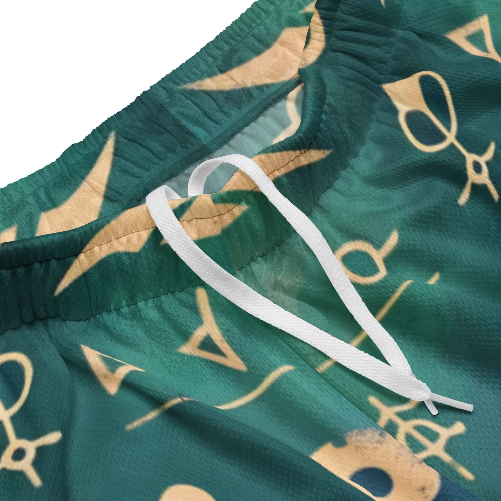 Ancient Hieroglyph Men's Gym Shorts - Shirtwascash