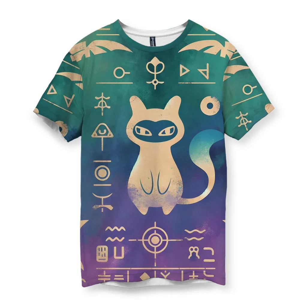 Ancient Mew Hieroglyph Men's T-Shirt - Shirtwascash