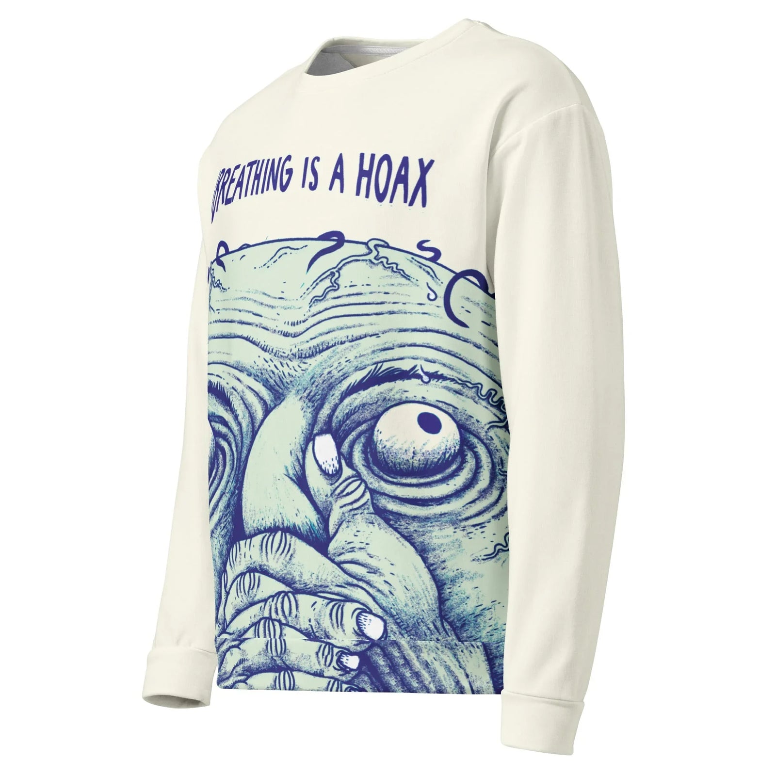 Breathing is a Hoax Sweatshirt - Shirtwascash