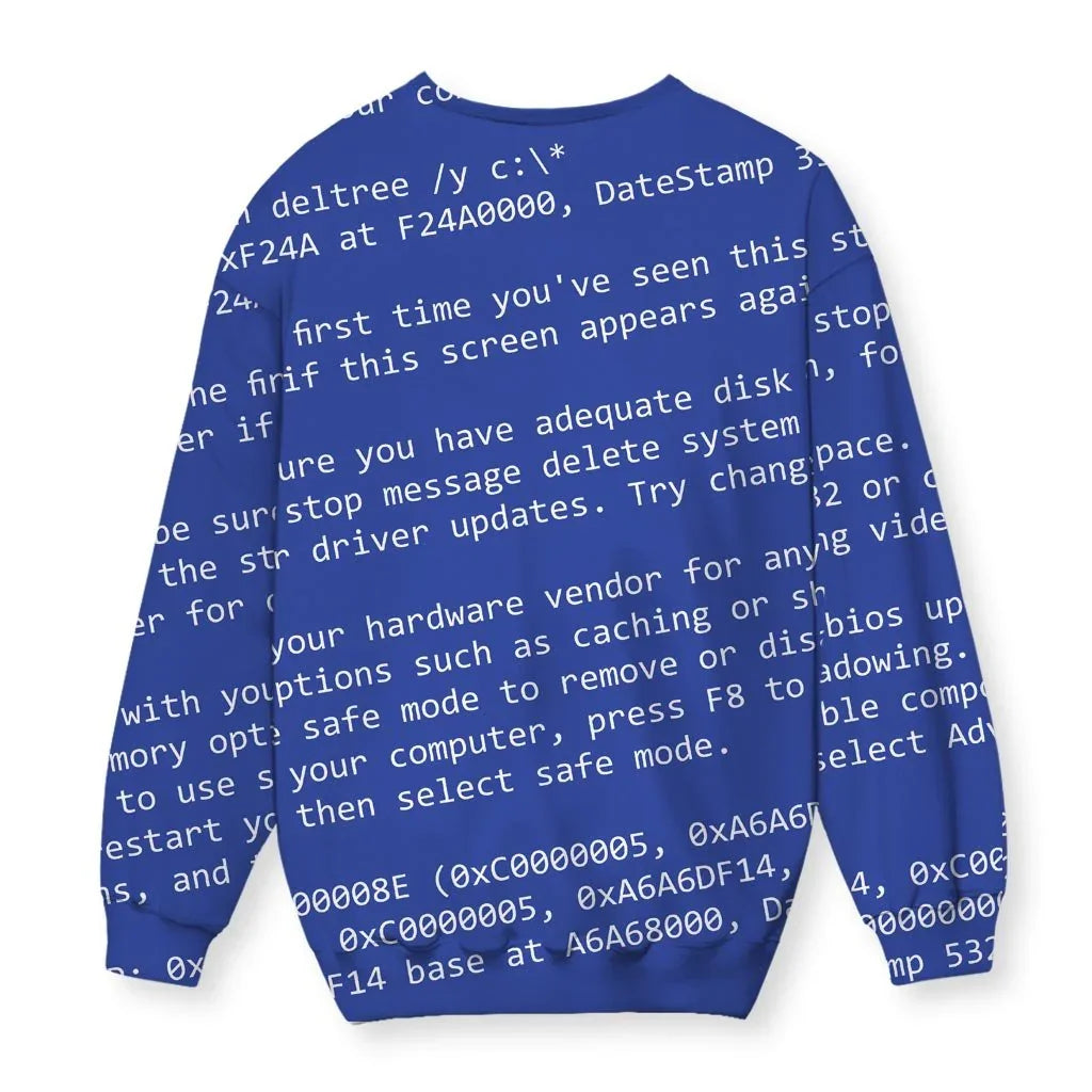 BSOD Sweatshirt - Shirtwascash