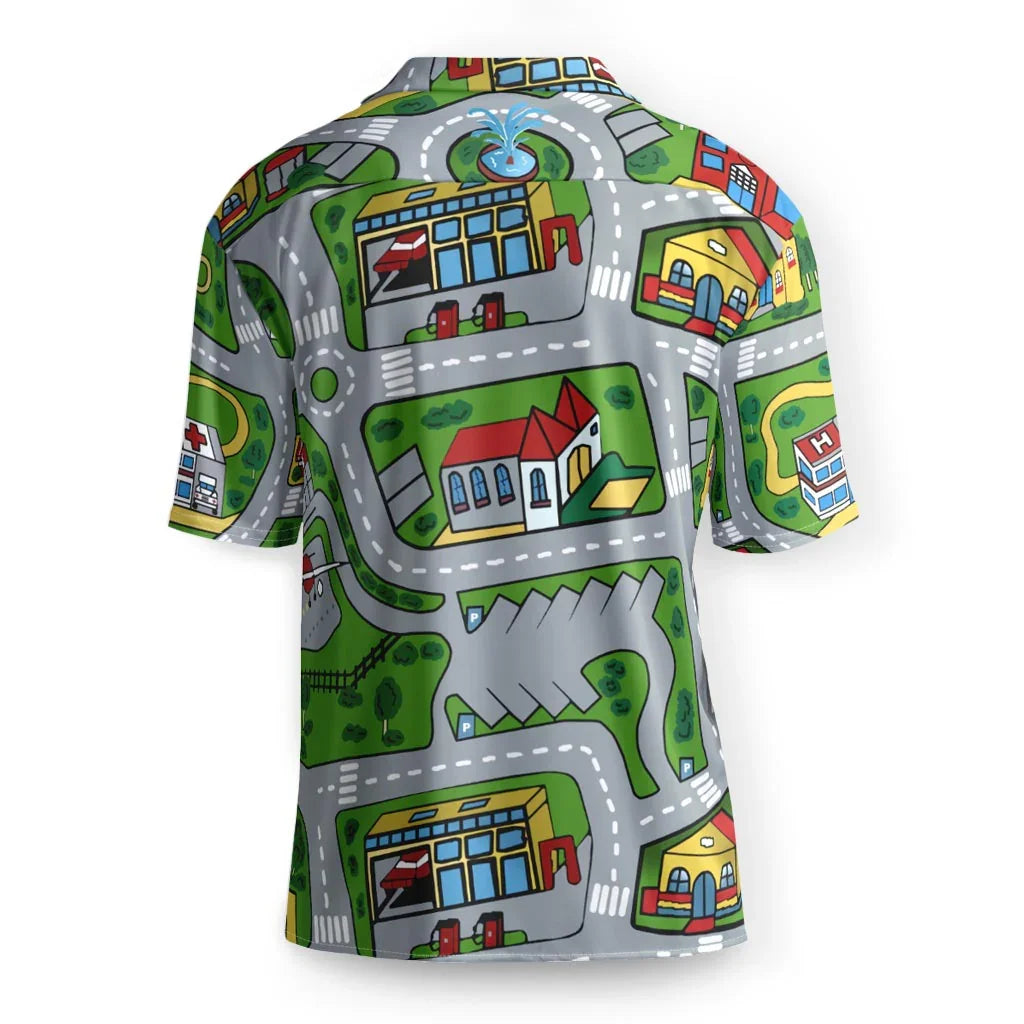 Car Carpet City Hawaiian Shirt - Shirtwascash