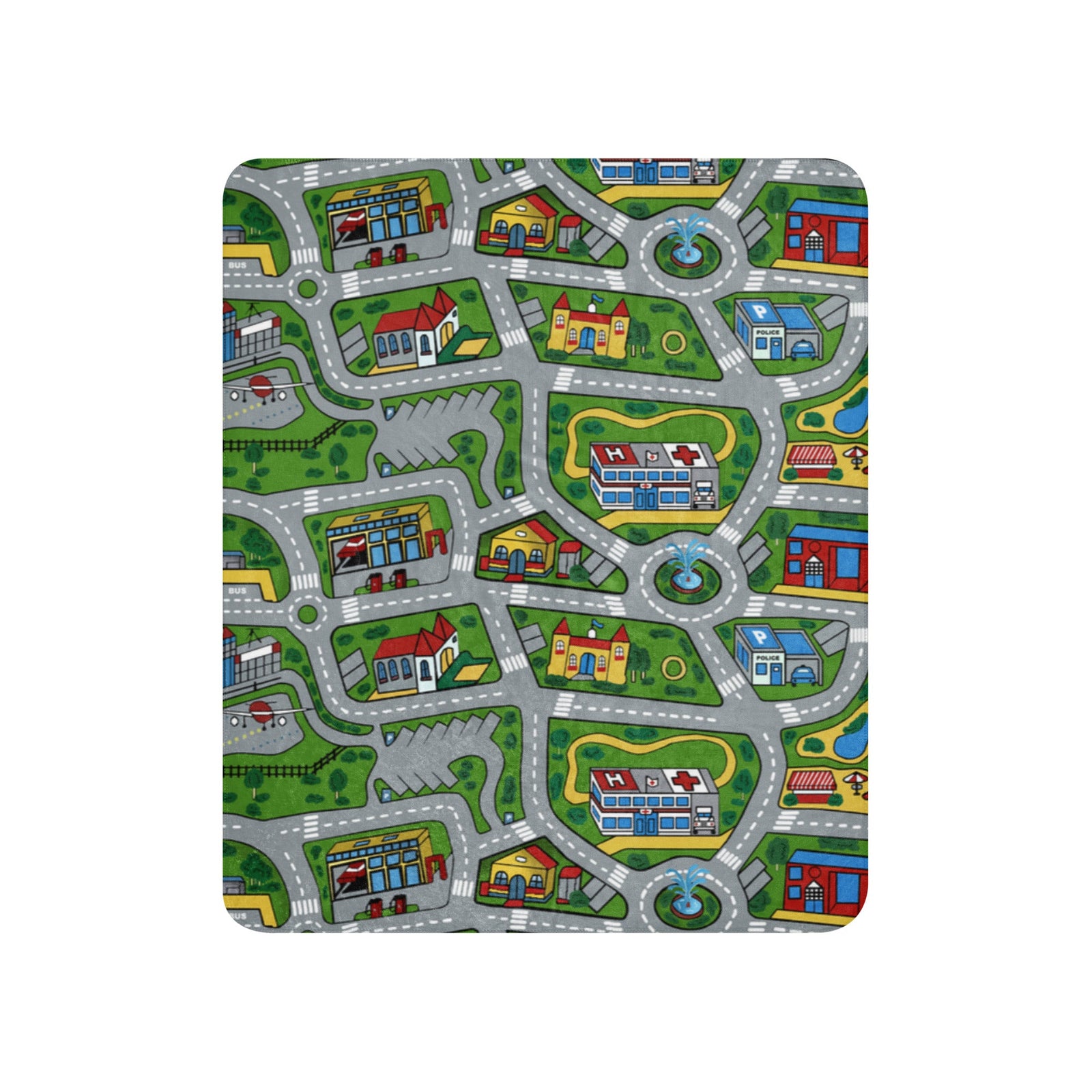 Car Carpet City Sherpa Blankets - Shirtwascash