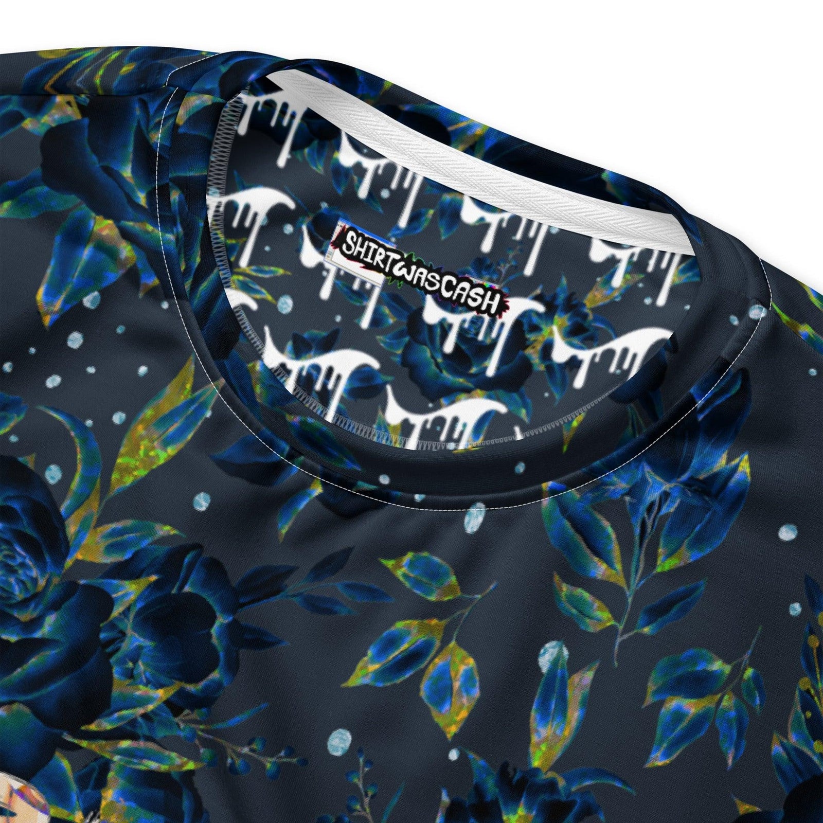 Holographic Flowers Sweatshirt - Shirtwascash