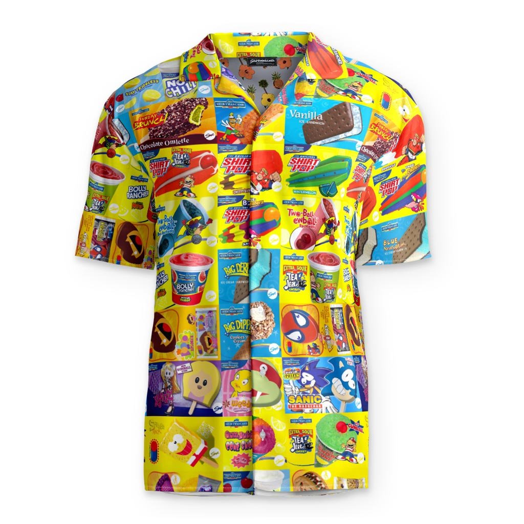 Ice Cream Hawaiian Shirt - Shirtwascash