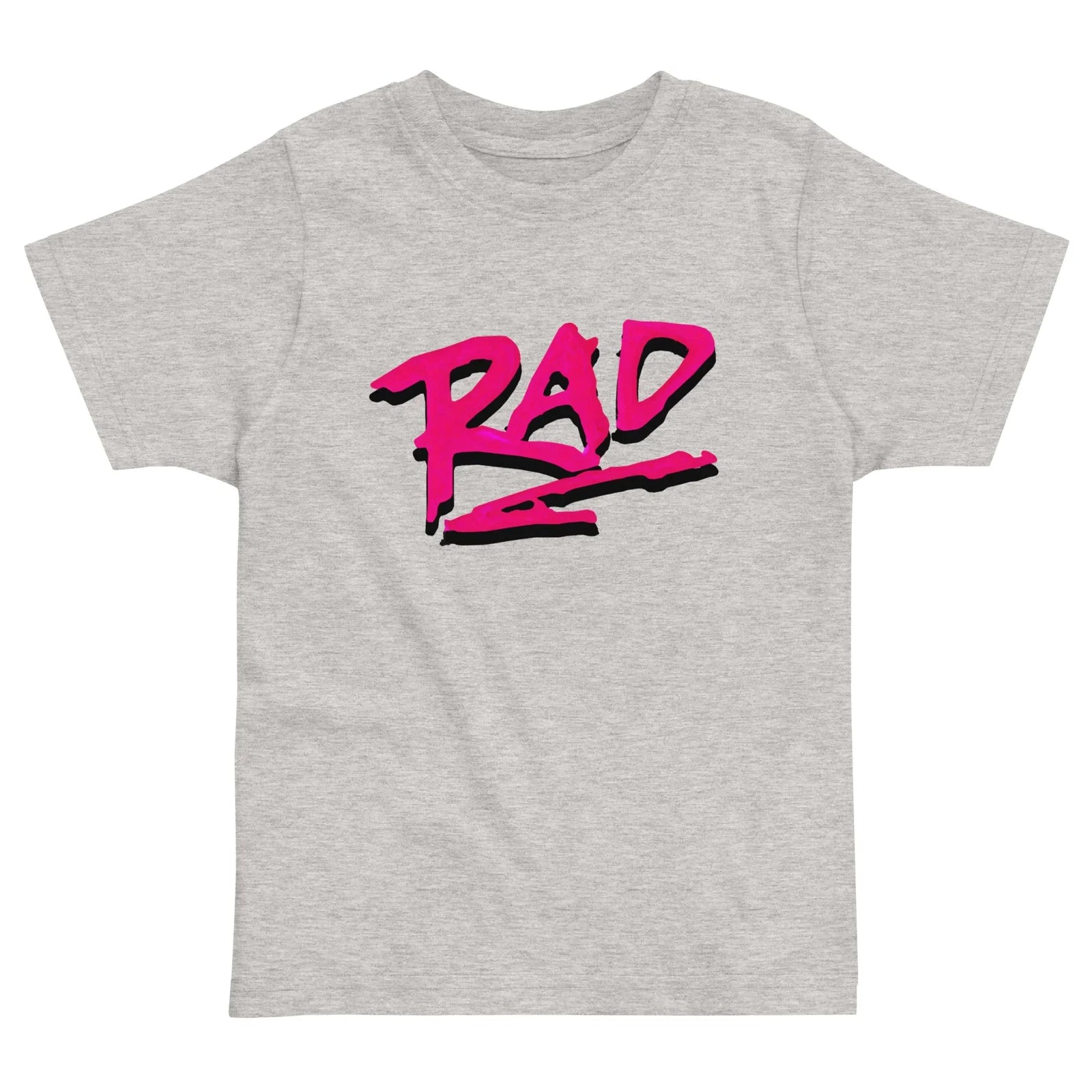 Just a Rad Kid's Tee in Electric Midnight Magenta. WRAP Certified, CPSIA Compliant, Eco-Certified Inks.