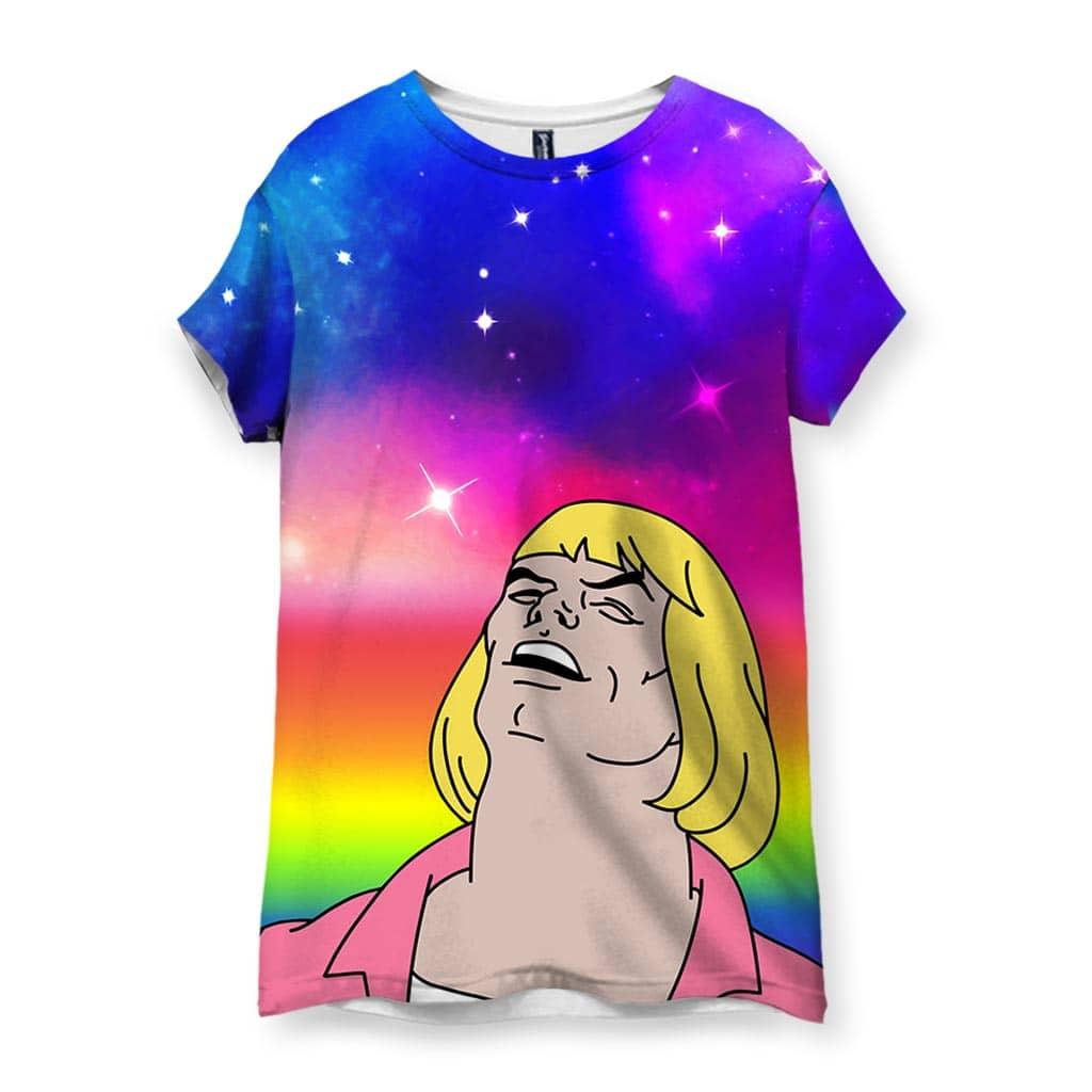 A muscular 1980s animated barbarian (sporting a classic blonde pageboy bob) throws his head back in a moment of intense, euphoric song. Contact us with accessibility feedback, we'd love to help!