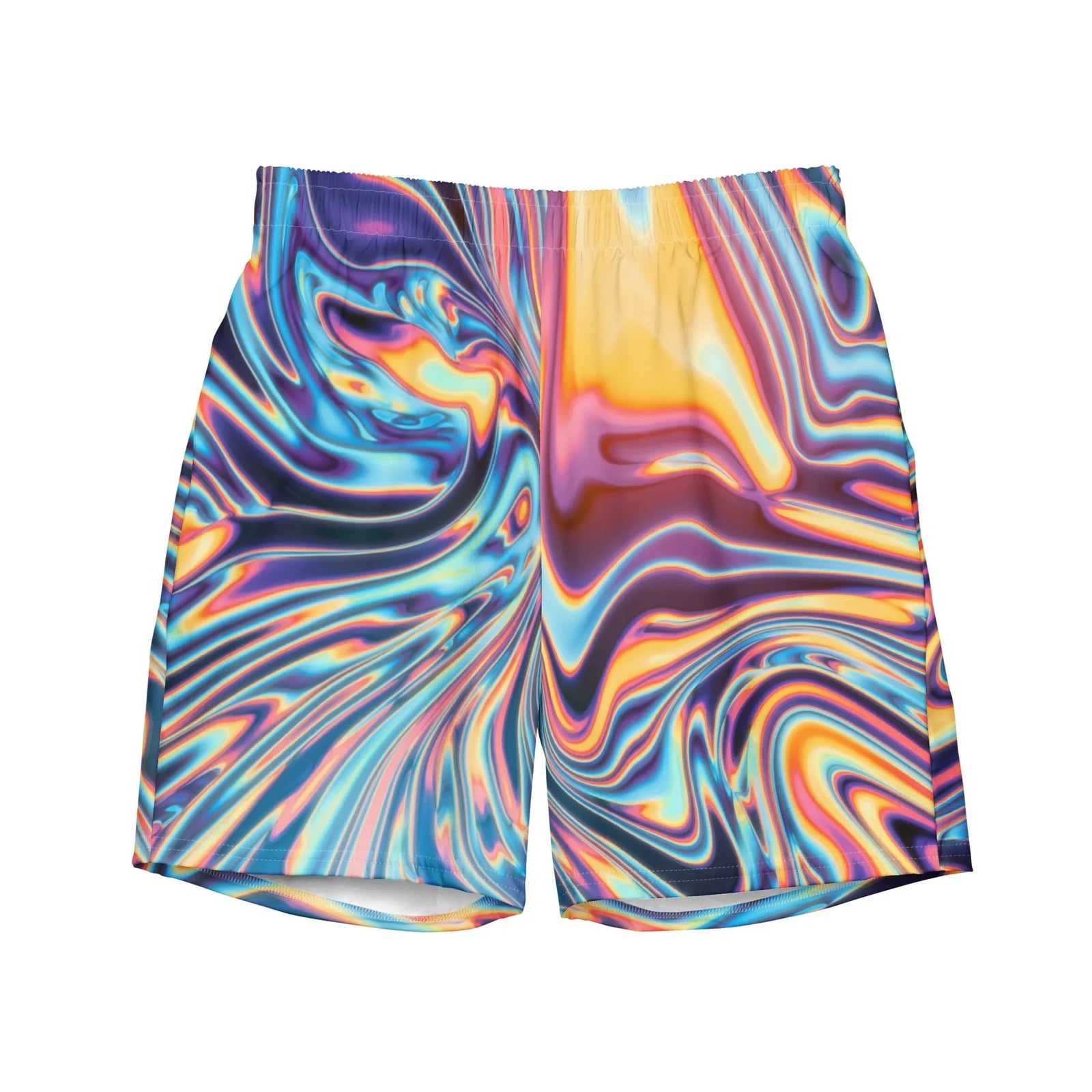 A dynamic, psychedelic pattern mimics liquid metal with abstract, marbled swirls that warp and undulate like molten currents. Contact us with accessibility feedback, we'd love to help!