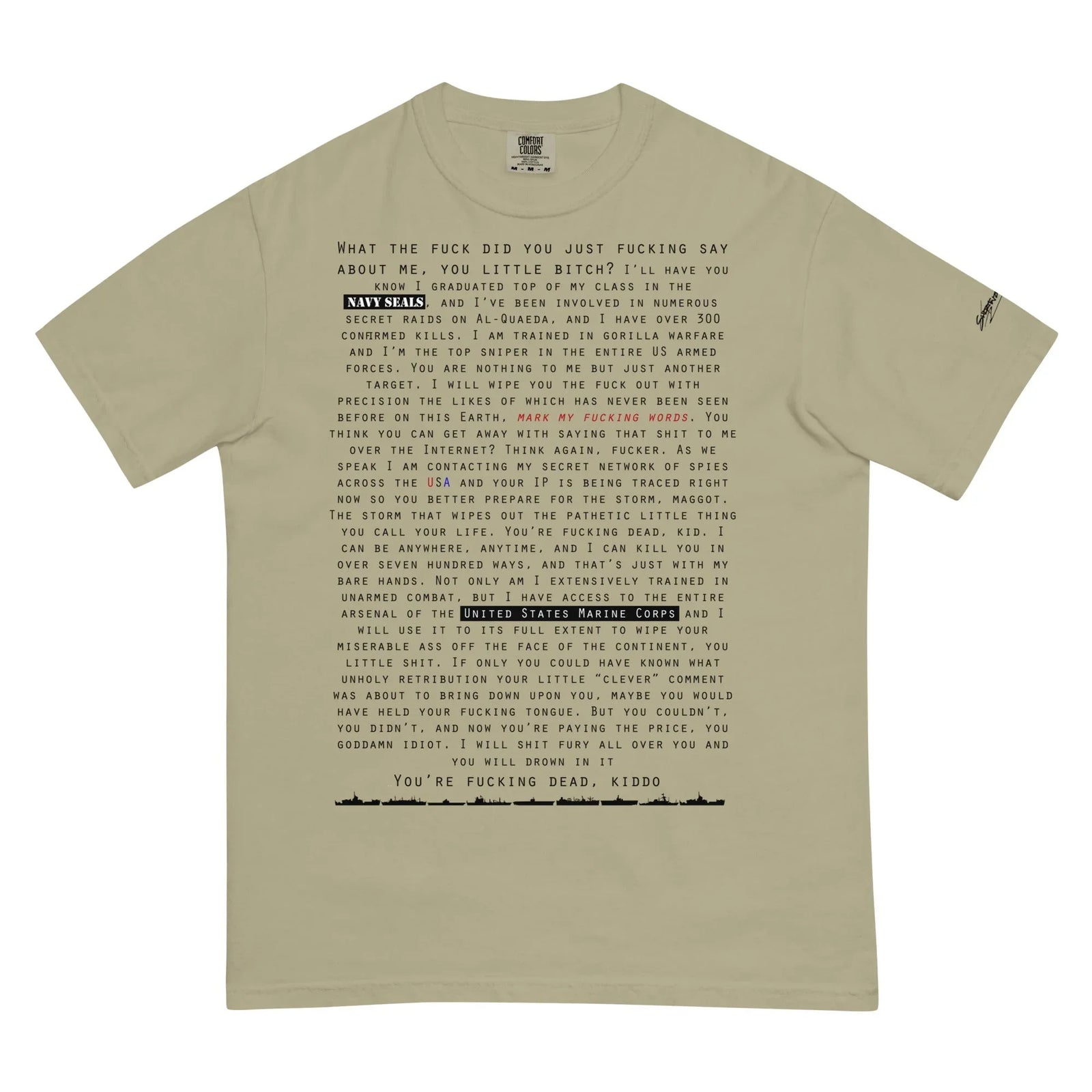 Navy Seal Copypasta Men's T-Shirt - Shirtwascash
