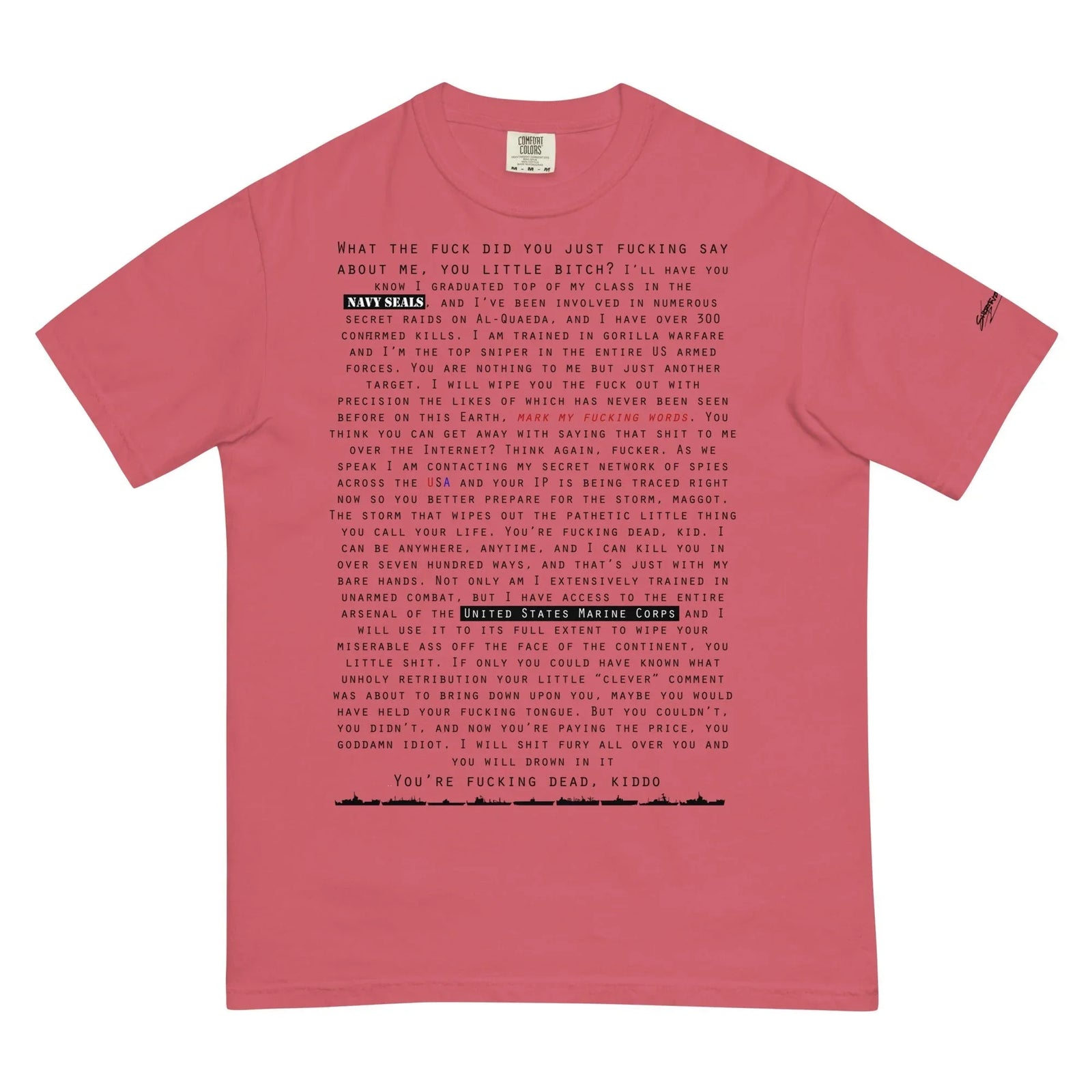 Navy Seal Copypasta Men's T-Shirt - Shirtwascash