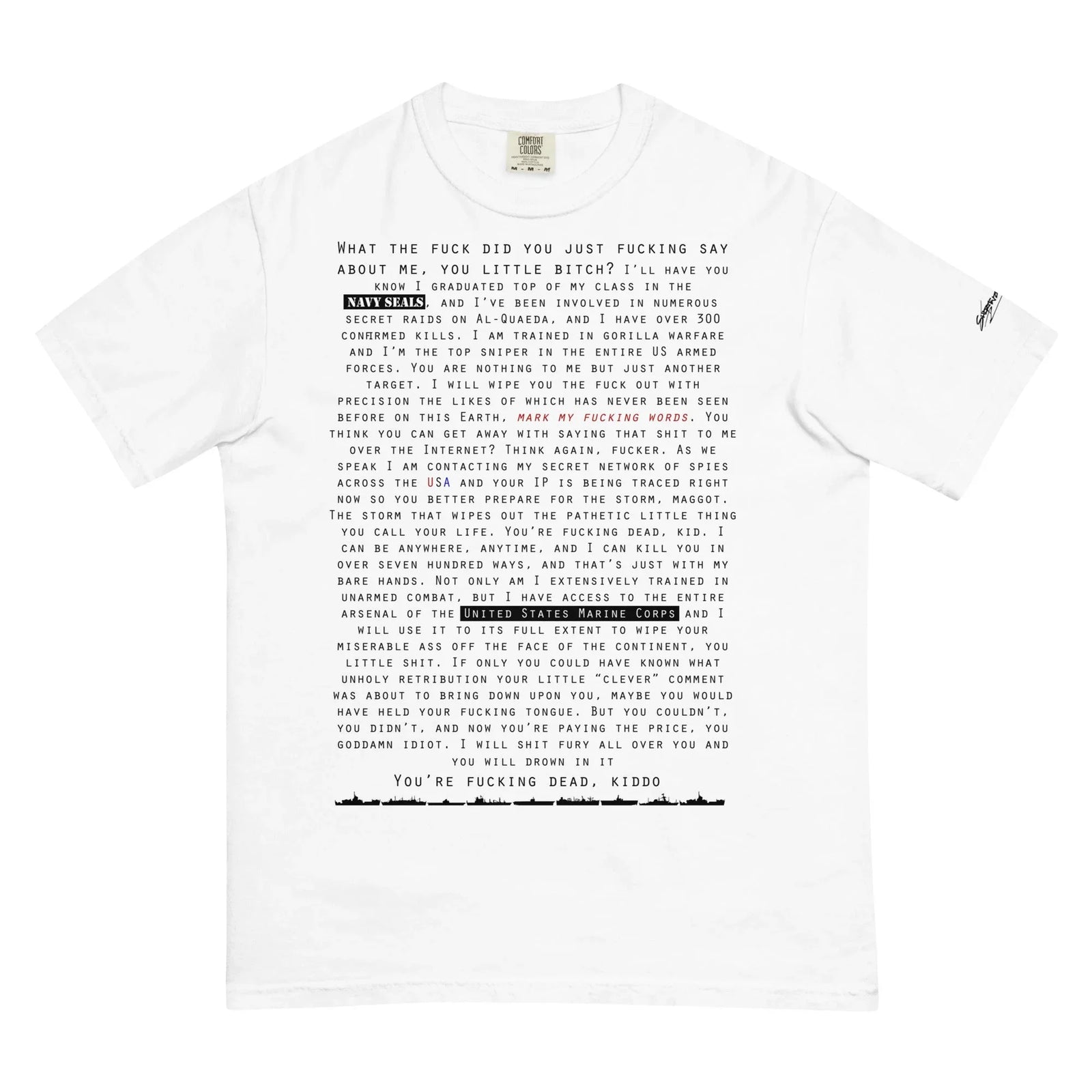 Navy Seal Copypasta Men's T-Shirt - Shirtwascash