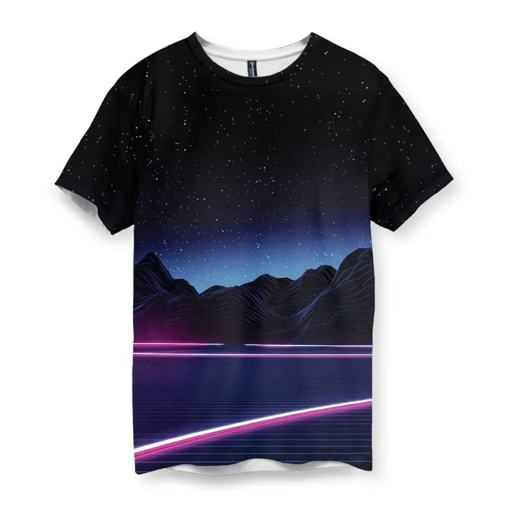 Neon Highway Men's T-Shirt - Shirtwascash