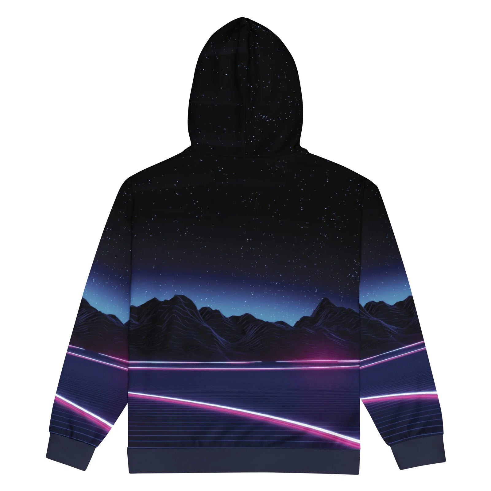 Neon Highway Zip-Up Hoodie - Shirtwascash
