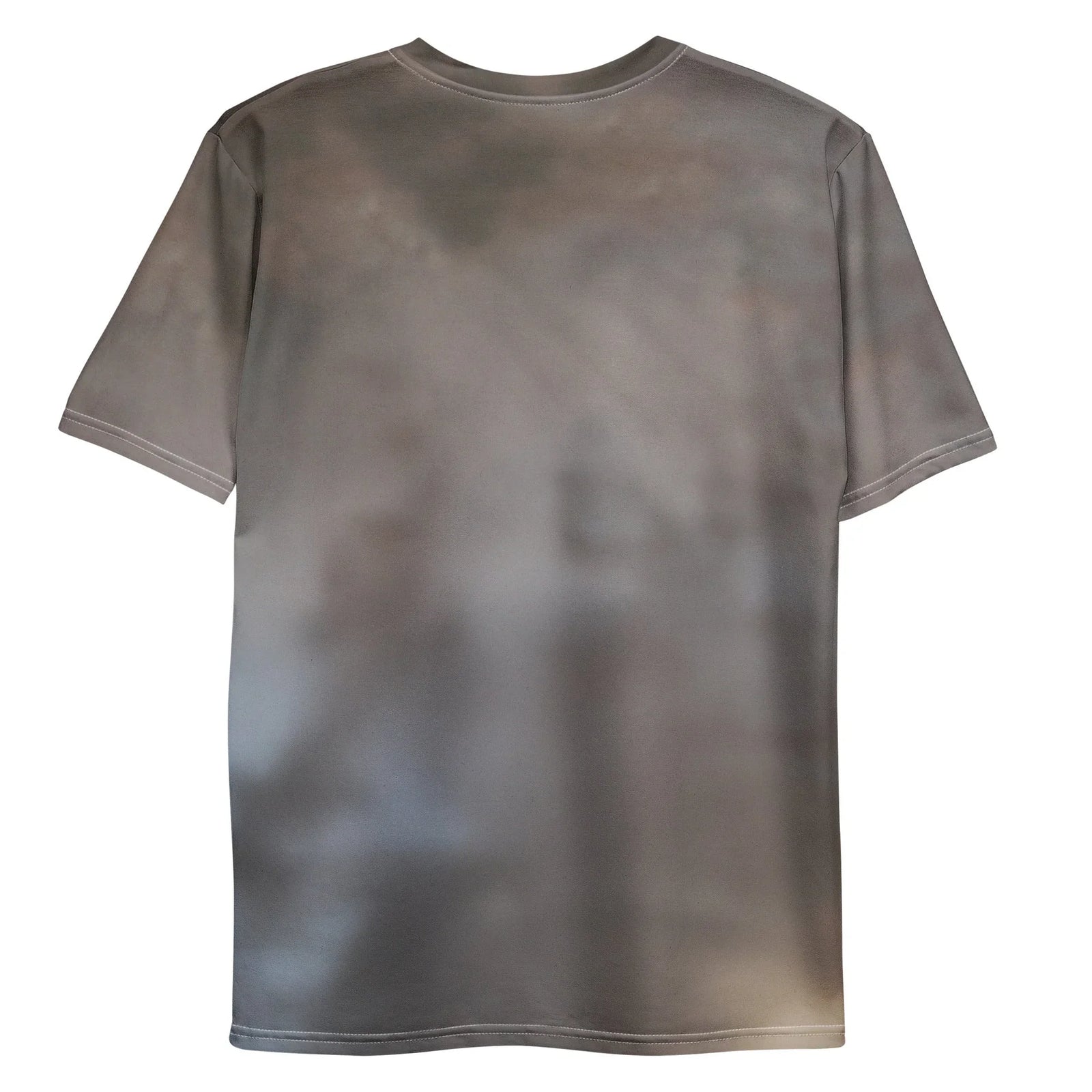 Pancake Astronaut T-Shirt - The jarring substitution of the EVA helmet with a hyper-realistic stack of hotcakes (#D4A063), specifically where the amber syrup (#8B4513) drips onto the pristine white life-support chest unit (#F0F0F0).