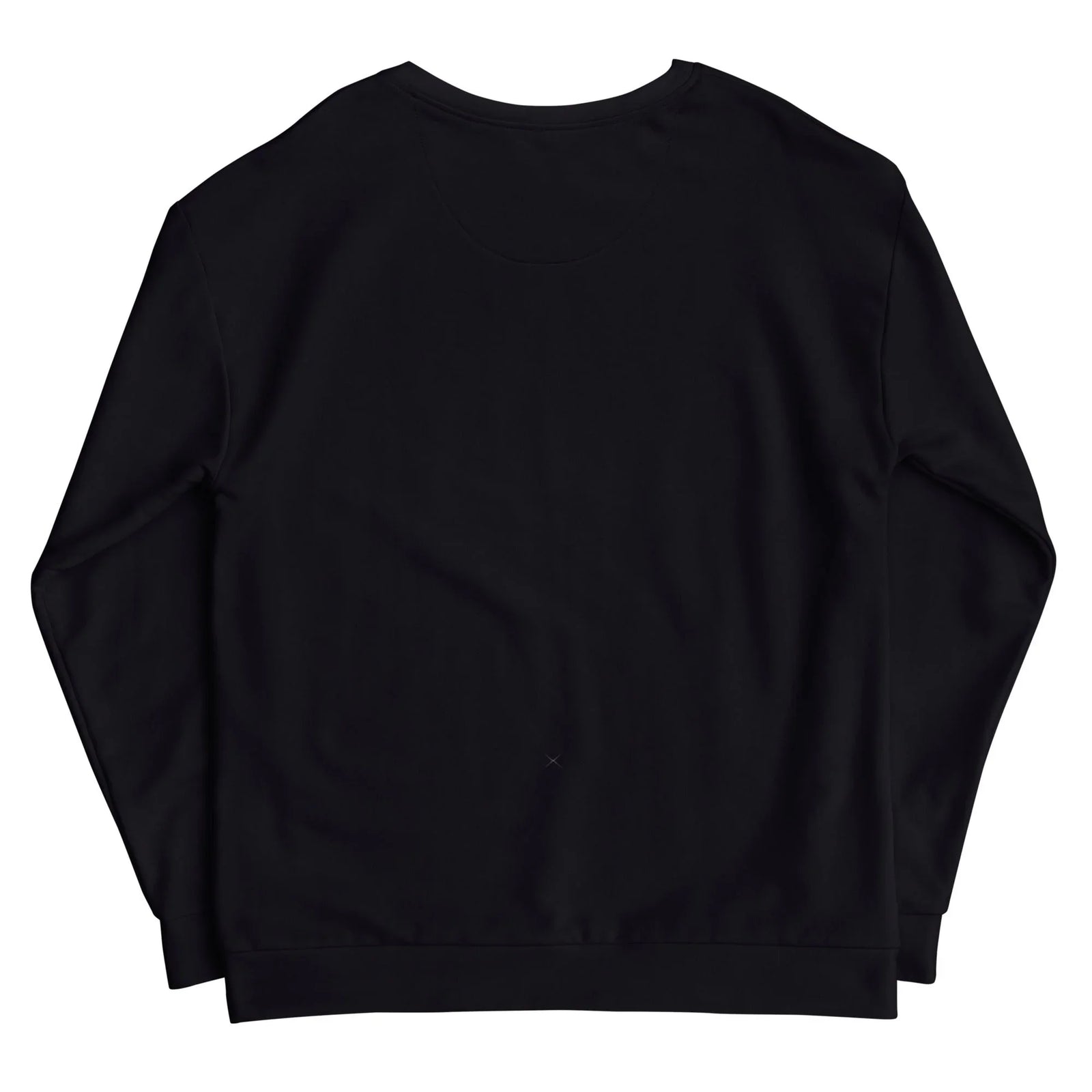 Space Wave Sweatshirt - The juxtaposition of the rigid white EVA suit surfing a fluid, brush-stroked nebula wave (#FF8C00 to #5D3F6A)