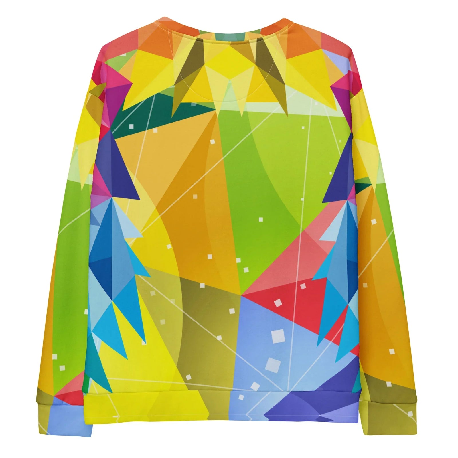 Spiritual Lion Sweatshirt in Prismatic Jungle Spectrum. OEKO-TEX® 100, REACH Compliant, GRS Certified.