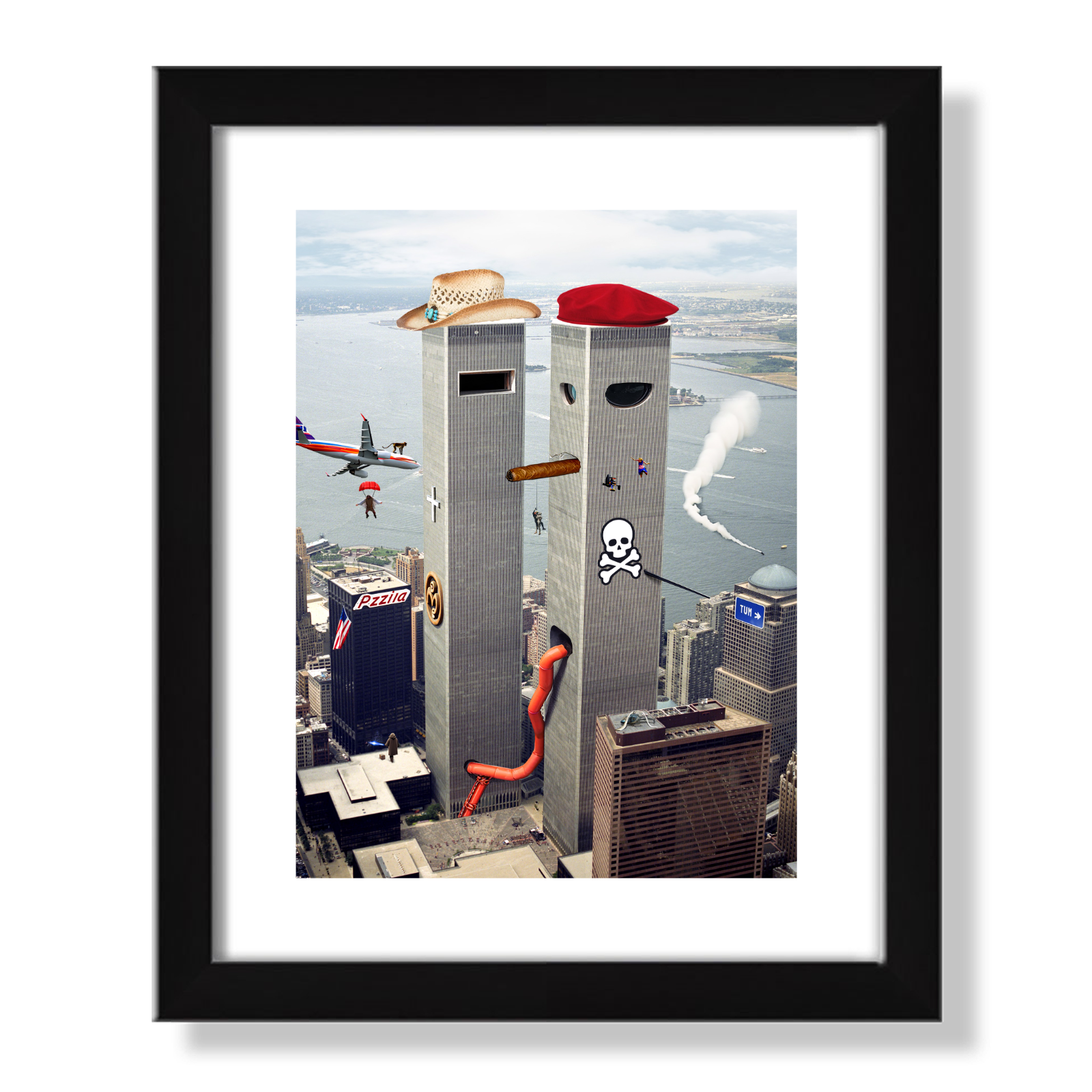 Funtime 9/11 Framed Artwork