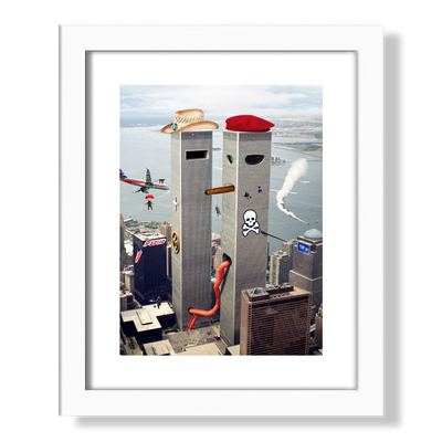 Funtime 9/11 Framed Artwork