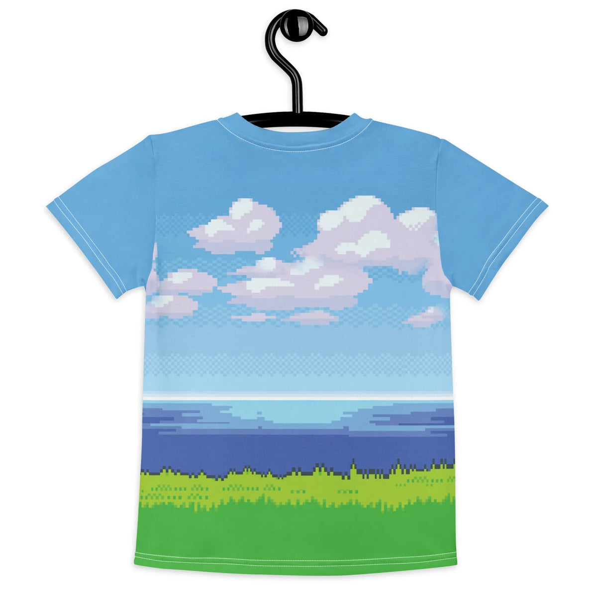 8-Bit Ocean Kid's Tee - Shirtwascash