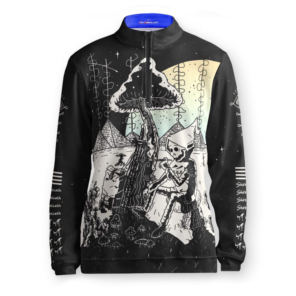 Death is Cool Zip-Up Sweater