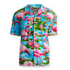 Flamingo Paradise Hawaiian Shirt - Shirtwascash
