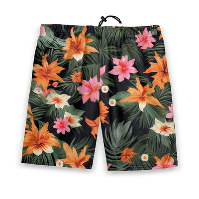 Floral Kim Men's Gym Shorts