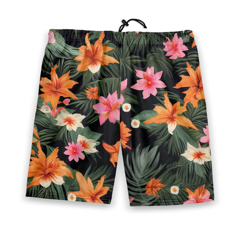 Floral Kim Men's Gym Shorts