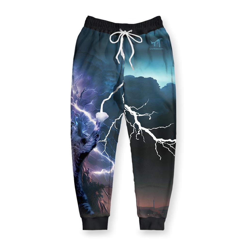 Return of the Lightning Cat Joggers - Shirtwascash