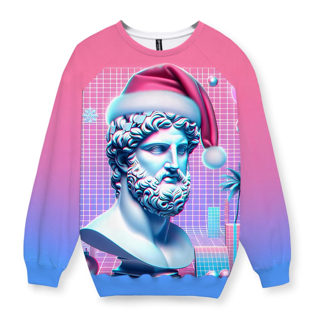 Vaporwave Christmas Sweatshirt