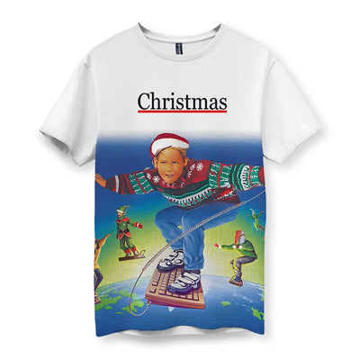 90s Christmas Kid Men's T-Shirt - Shirtwascash