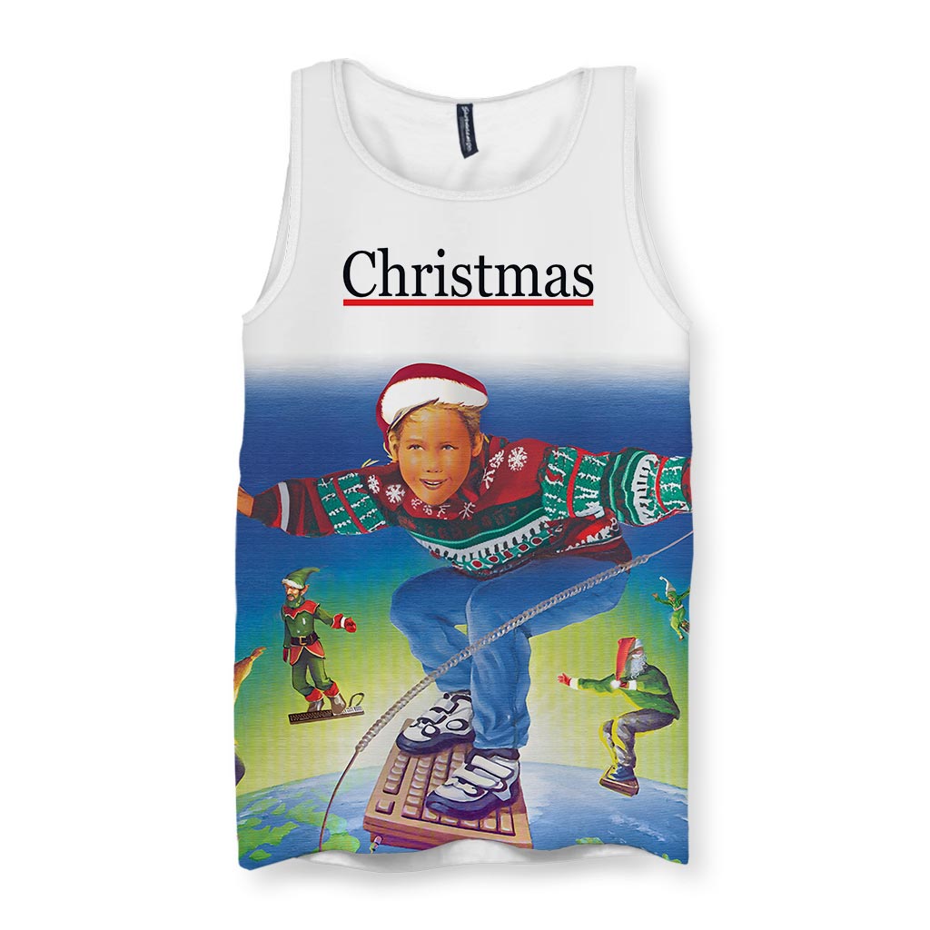 90s Christmas Kid Men's Tank - Shirtwascash