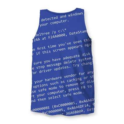 BSOD Men's Tank - Shirtwascash