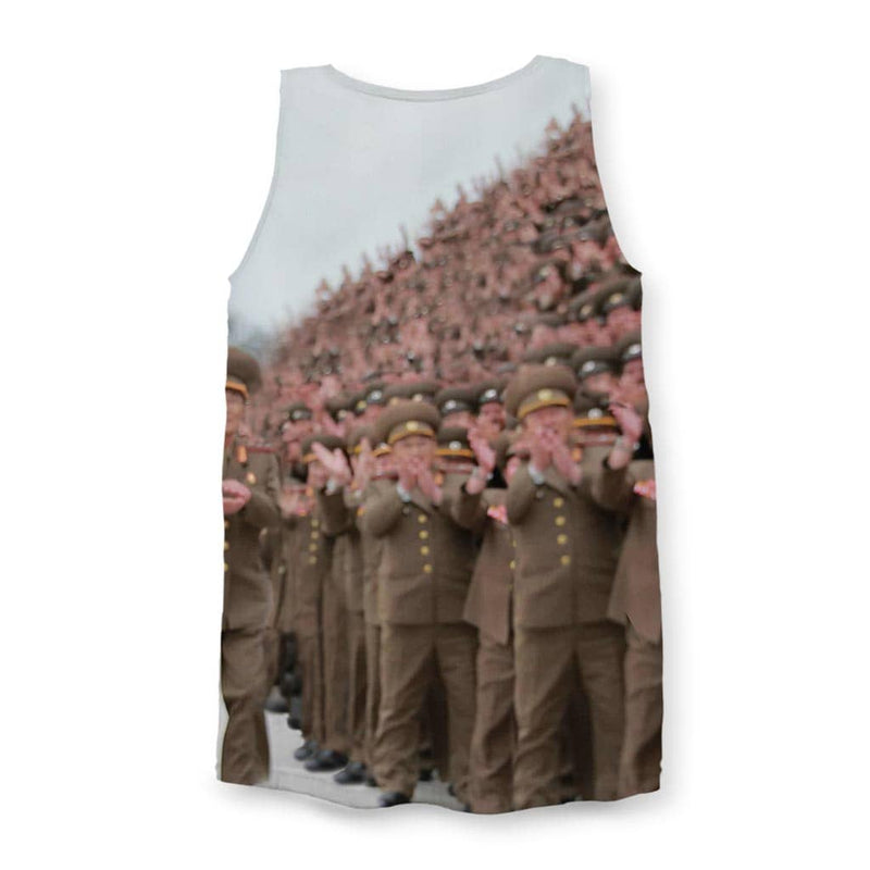 Kim Jong Represent Men's Tank - Shirtwascash