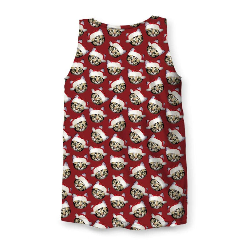 Meowy Christmas Men's Tank - Shirtwascash