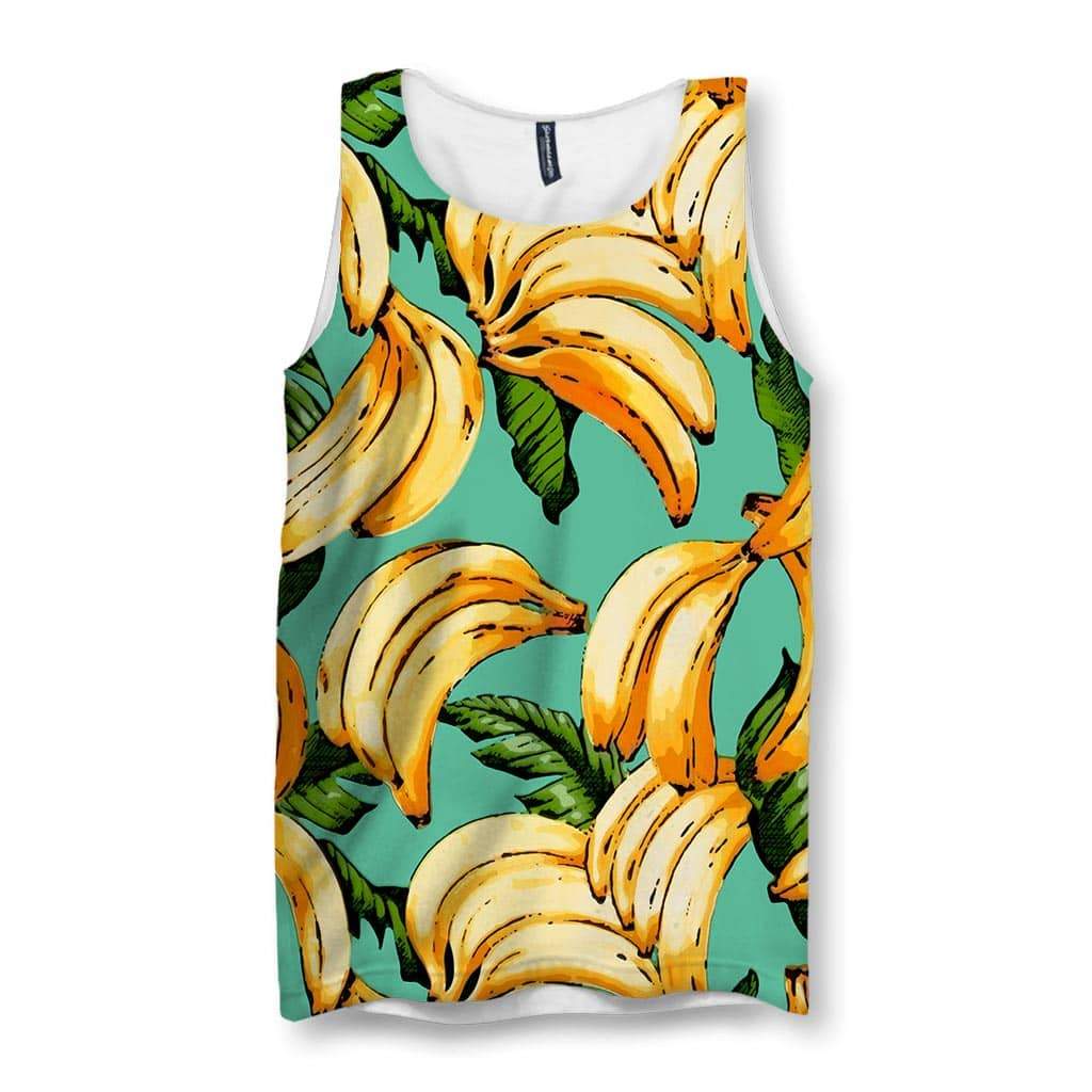 Banana Pattern Men's Tank - Shirtwascash