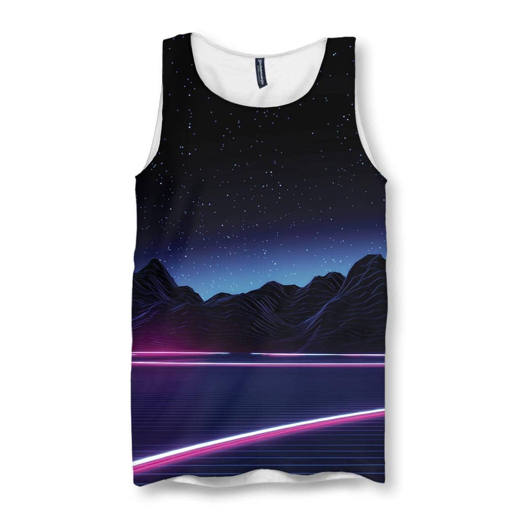 Neon Highway Men's Tank - Shirtwascash