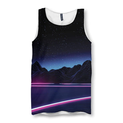 Neon Highway Men's Tank - Shirtwascash