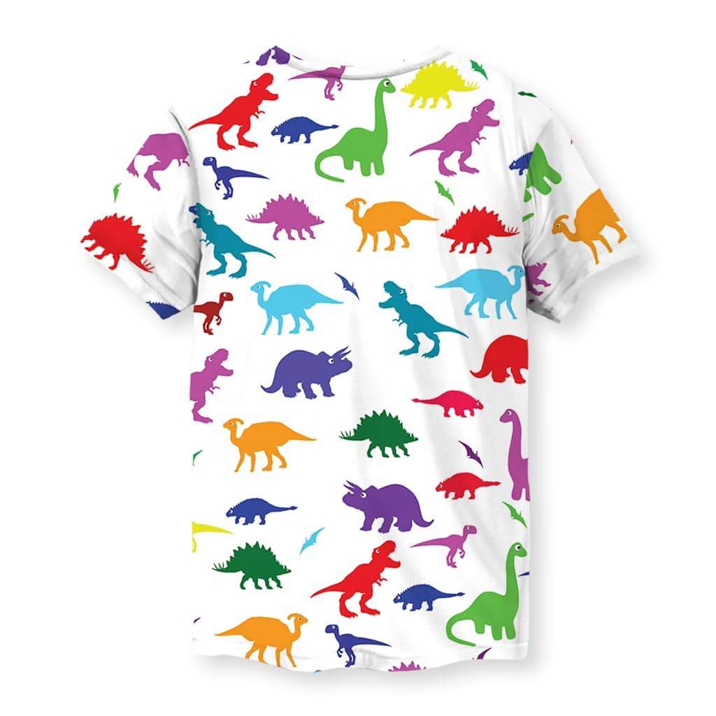 Dino Print Men&#39;s T-Shirt - Shirtwascash