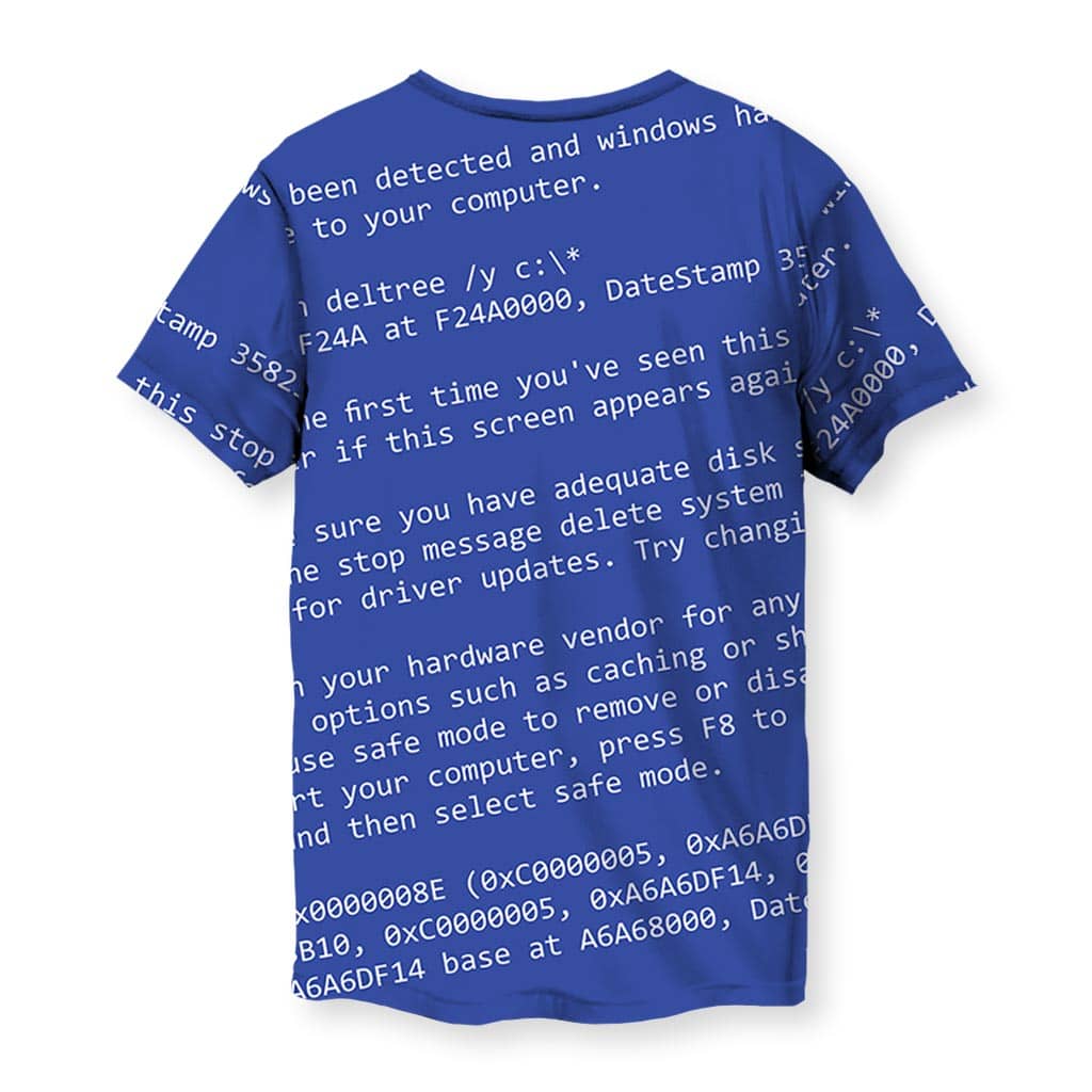 BSOD Men&#39;s T-Shirt - Shirtwascash