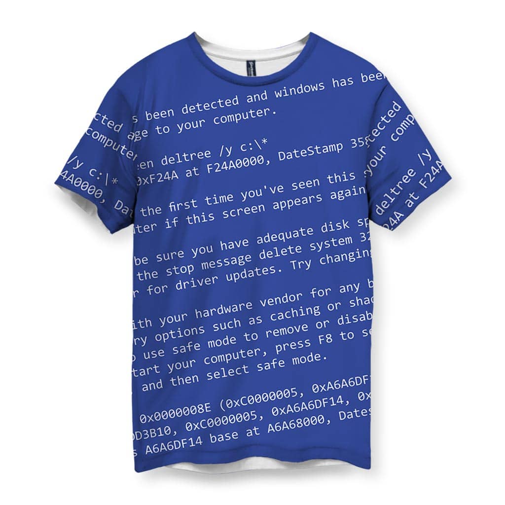 BSOD Men&#39;s T-Shirt - Shirtwascash