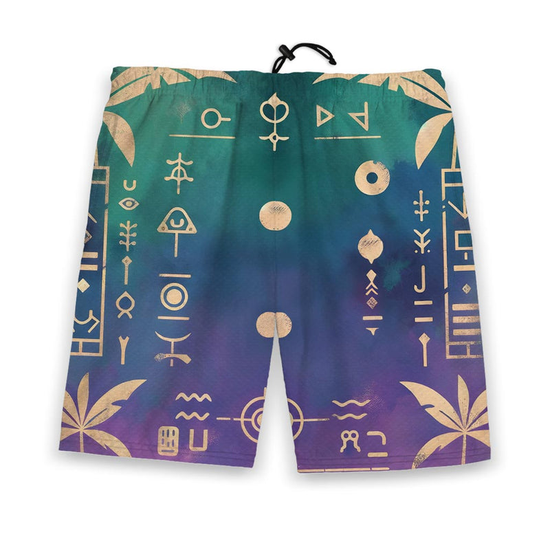 Ancient Mew Hieroglyph Men's Shorts