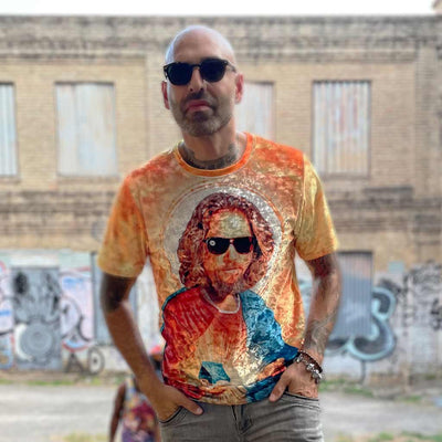 Saint The Dude Men's T-Shirt - Shirtwascash