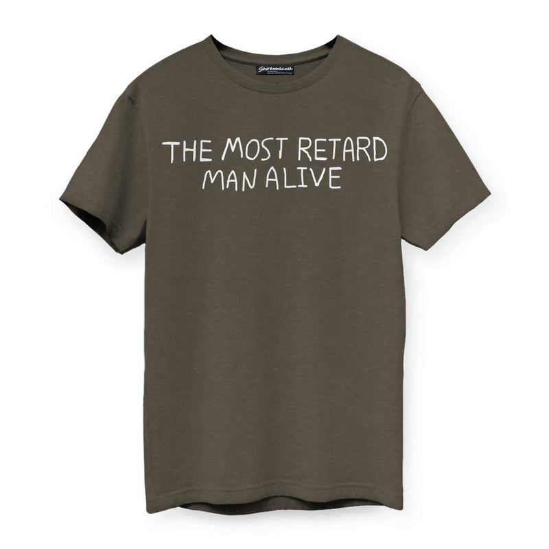 T-shirt L'homme le plus retardé du monde 