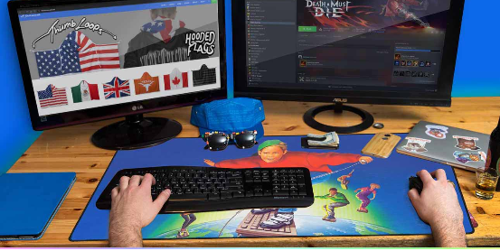 Header for Desk and Mouse Pads