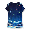 Nyan Starry Night Women's T-Shirt - Shirtwascash