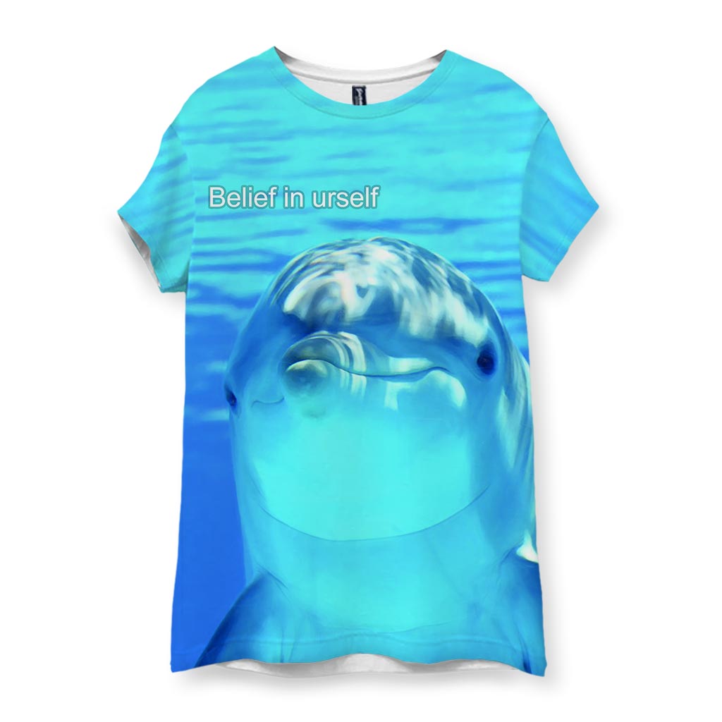 Motivation Dolphin Women's T-Shirt - Shirtwascash