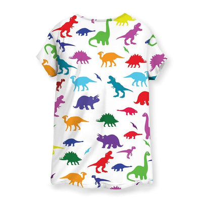 Dino Print Women's T-Shirt - Shirtwascash
