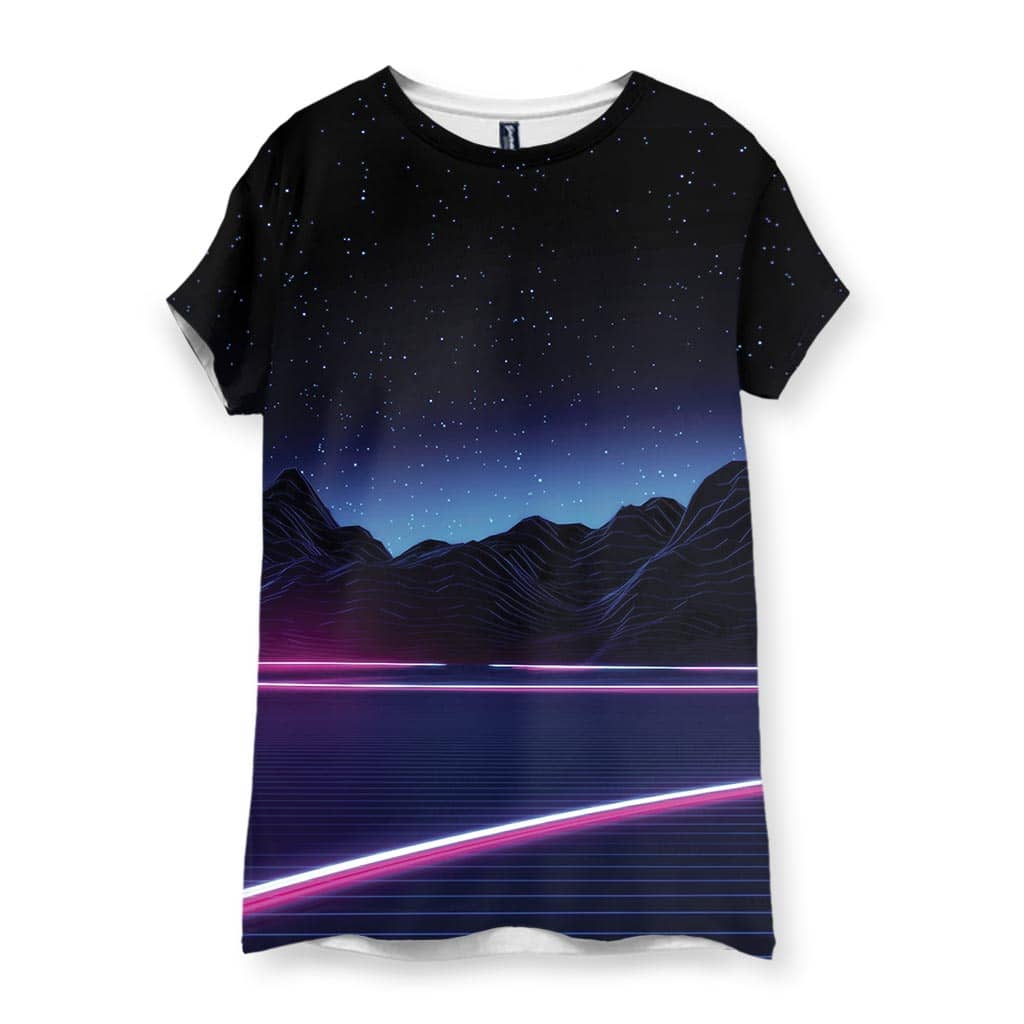 Neon Highway Women's T-Shirt - Shirtwascash