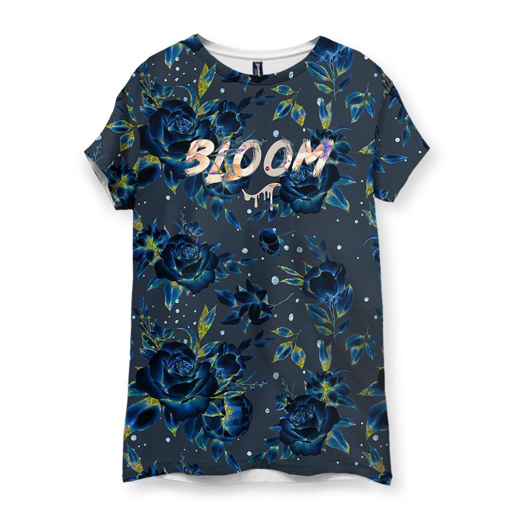 Holographic Flowers Women's T-Shirt - Shirtwascash